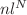 $nl^{N}$