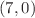$ (7,0)$
