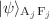 $ \vert\psi\rangle_{{\rm A}_{j}{\rm F}_{j}}$