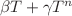 $\beta T + \gamma T^{n}$