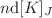 $ n{\rm d}[K]_{J}$