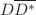 $D\overline{D^{\ast}}$