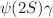 $\psi (2S) \gamma$