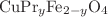 ${\rm CuPr}_{y}{\rm Fe}_{2 - y}{\rm O}_{4}$