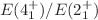 $E(4^{+}_{1})/E({2}^{+}_{1})$