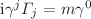${\rm i}\gamma^{j}\Gamma_{j} = m\gamma^{0}$