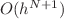 $ O(h^{N+1})$