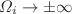$ \Omega_i \rightarrow \pm \infty$
