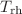 $ T_{\rm rh}$