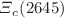 $$\varXi {_c(2645)}$$