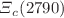 $$\varXi {_c(2790)}$$