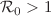 $$\mathcal {R}_{0}>1$$