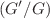 $$(G^{{\prime }}/G)$$