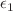 $$\epsilon _{1}$$