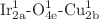 $${\text{ Ir}}_{{{\text{2a}}}}^{{1}} {\text{-O}}_{{{\text{4e}}}}^{{1}} {\text{-Cu}}_{{{\text{2b}}}}^{{1}}$$