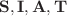 $$\mathbf{S} ,\mathbf{I} ,\mathbf{A} , \mathbf{T} $$