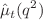 $$\hat{\mu }_t(q^2)$$