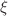 $$\xi $$