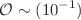 $${\mathcal {O}}\sim (10^{-1})$$