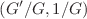 $$(G^{{\prime }} /G,1/G)$$