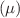 $$(\mu )$$