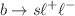 $$b\rightarrow s\ell ^+\ell ^-$$