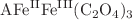 $$\mathrm{AFe}^{\mathrm{II}}\mathrm{Fe}^{\mathrm{III}}(\mathrm{C}_{2}\mathrm{O}_{4})_3$$