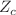 $$Z_c$$