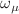 $$\omega _{\mu }$$
