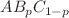 $$AB_{p}C_{1-p}$$