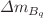 $$\Delta {m_{{B_q}}}$$