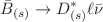 $${{{\bar{B}}}_{(s)}} \rightarrow D_{(s)}^*\ell {{\bar{\nu }}} $$