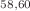 $$^{58,60}$$