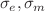 $$\sigma _e,\sigma _m$$