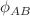 $$\phi _{AB}$$