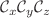 $$\mathcal {C}_{x}\mathcal {C}_{y}\mathcal {C}_{z}$$