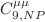 $${C}_{9,NP}^{\mu \mu }$$