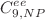 $${C}_{9,NP}^{ee}$$