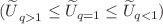 $${( \widetilde{U}}_{q>1}\le {\widetilde{U}}_{q=1}\le {\widetilde{U}}_{q<1})$$