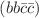 $$( bb {\bar{c}} {\bar{c}})$$