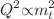 $$Q^{2}{\propto }m^{2}_{t}$$