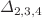 $$\Delta _{2,3,4}$$