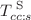 $$T_{cc:s}^{\textrm{ S}}$$