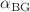 $$\alpha _{\mathrm{{BG}}}$$
