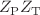 $$Z_{{\rm P}}Z_{{\rm T}}$$