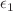 $$\epsilon _1$$