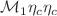 $${\mathcal {M}}_1\eta _{c}\eta _{c}$$