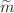 $${\widetilde{m}}$$