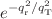 $$e^{-q_{\textrm{r}}^{2}/q_{\textrm{T}}^{2}}$$