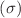 $$(\sigma )$$